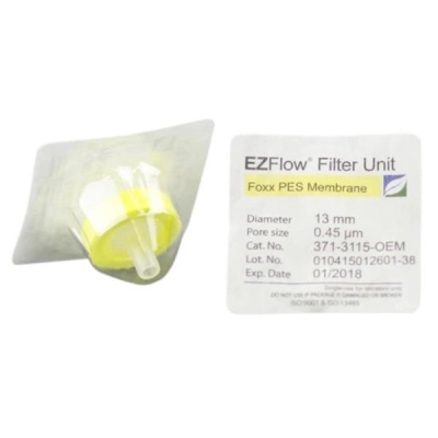 Bellco EZFlow Syringe Filter, 0.45&micro;m PES, 13mm, Sterile, 100/PK 4528-00526