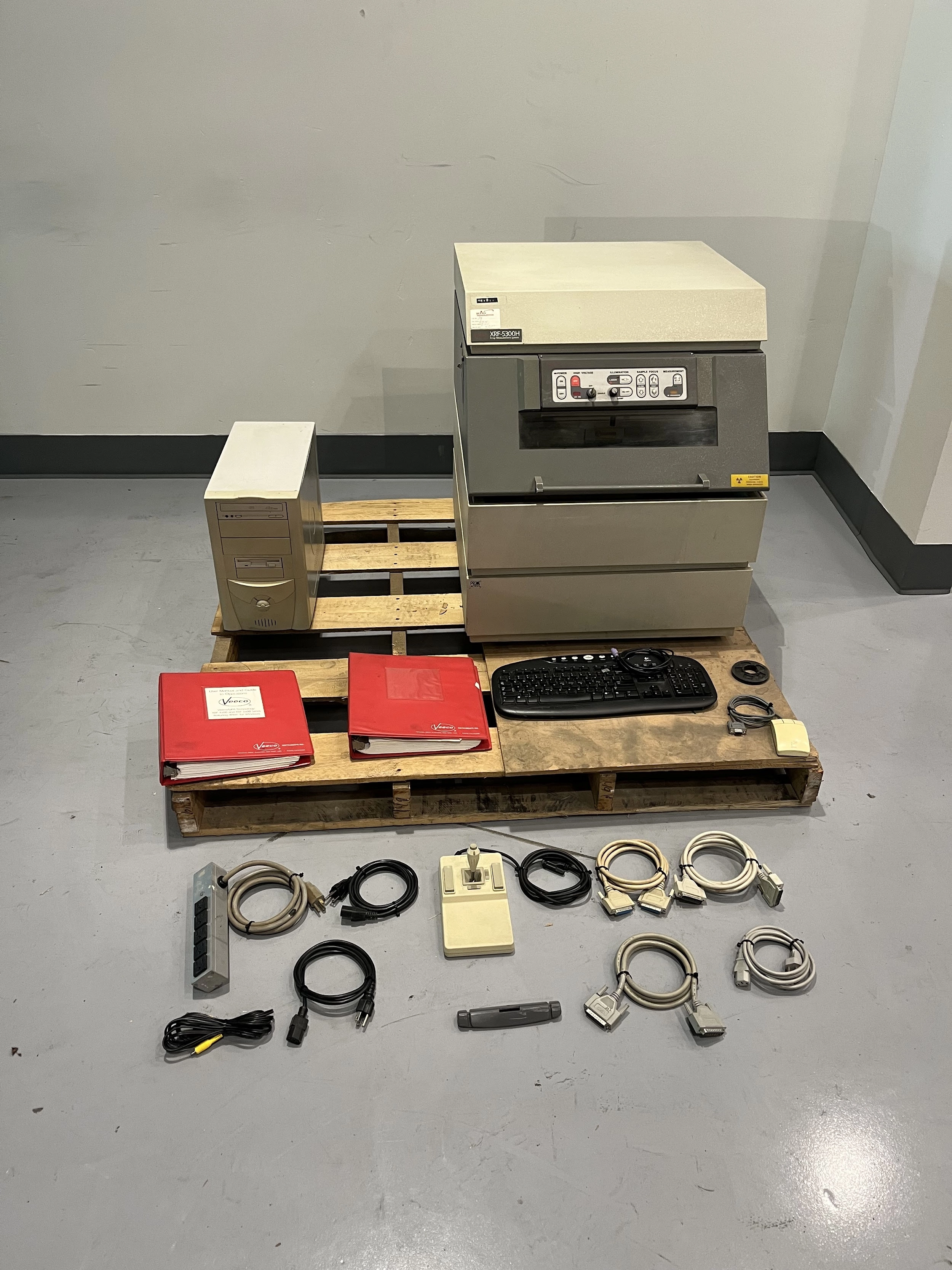 Veeco XRF-5300H Fluorescence Measurement System With Accessories - AS IS