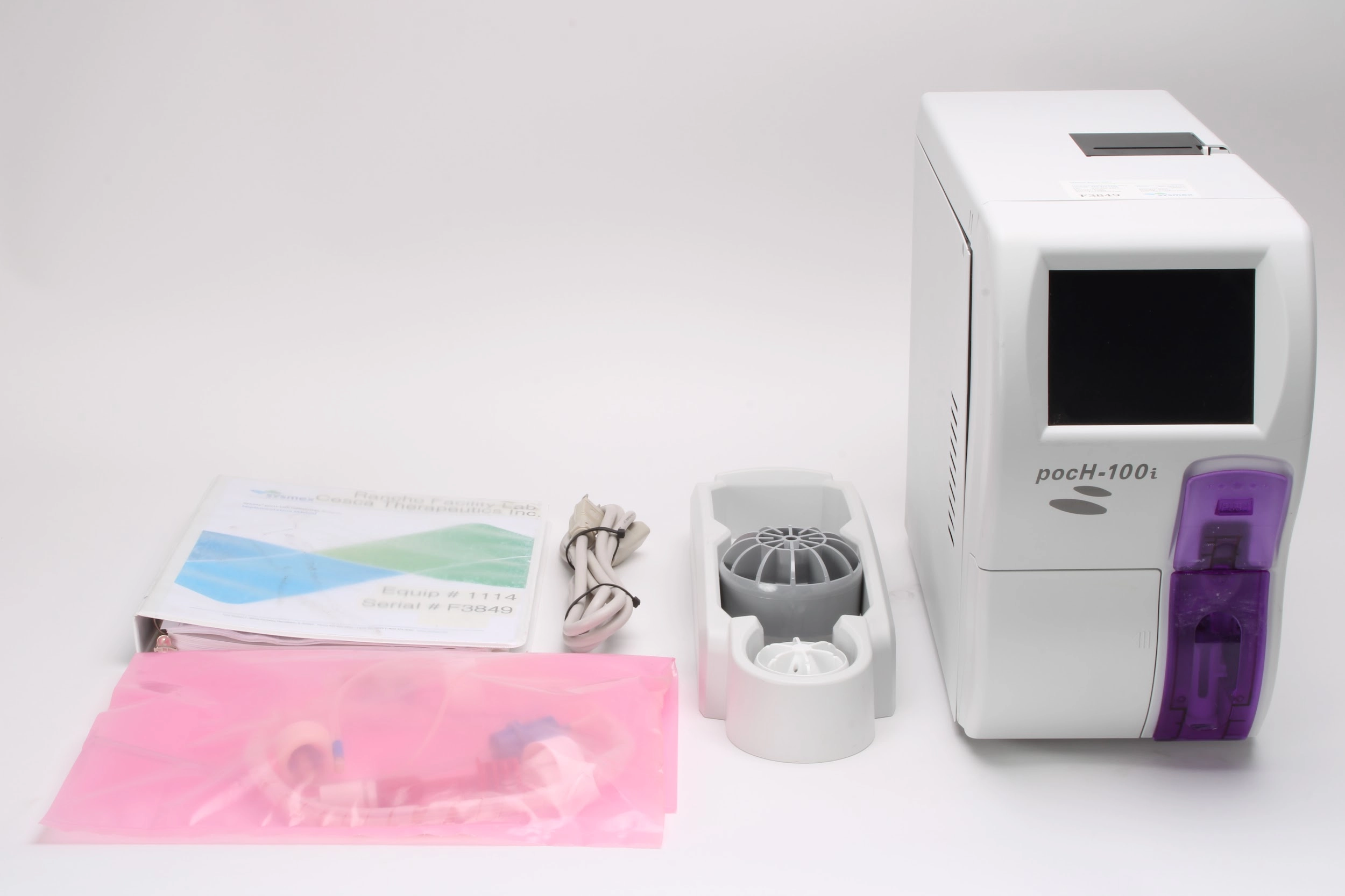 Sysmex pocH-100i Automated Hematology Analyzer W/ AC Power Cord &amp; Accessories