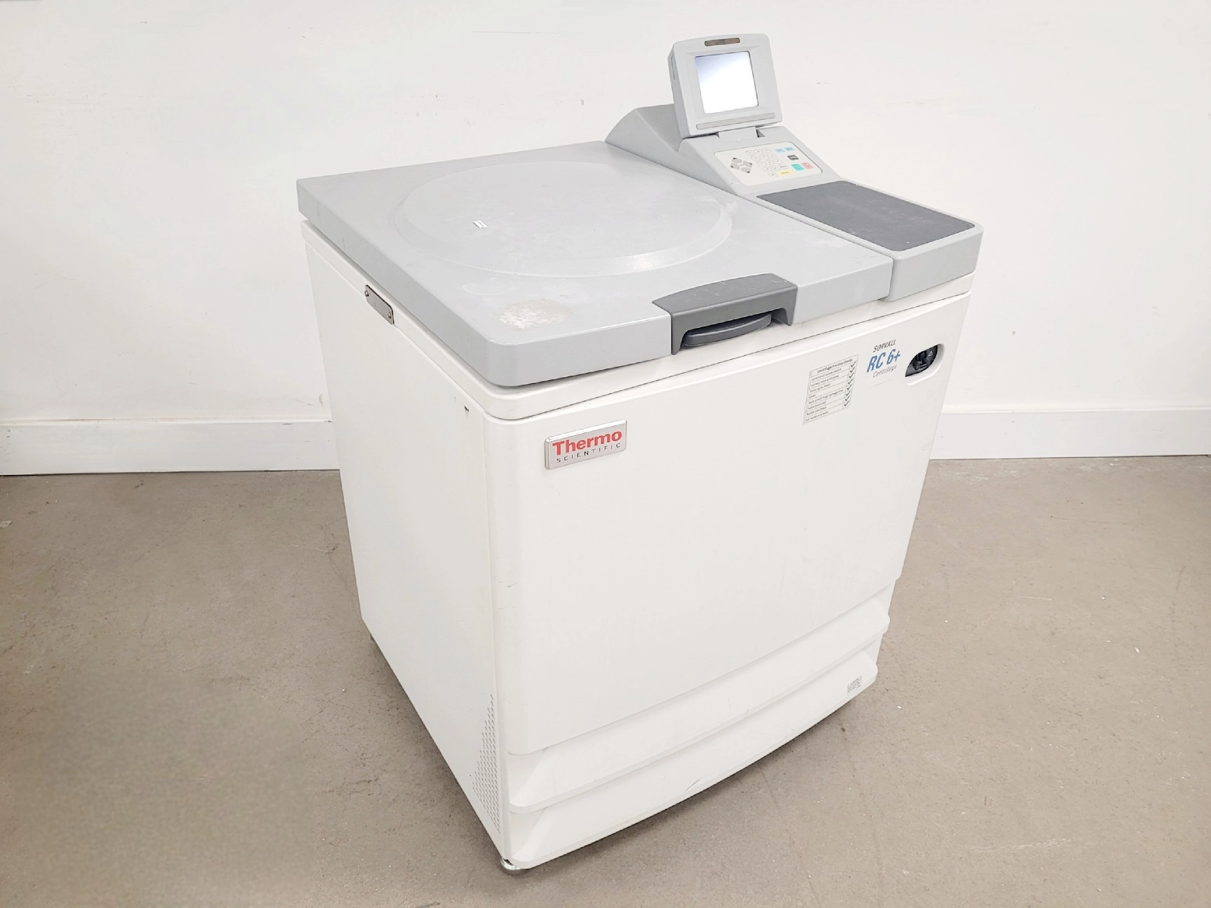 Sorvall RC 6+ Floor Standing Centrifuge Thermo Scientific FiberLite Rotor Lab