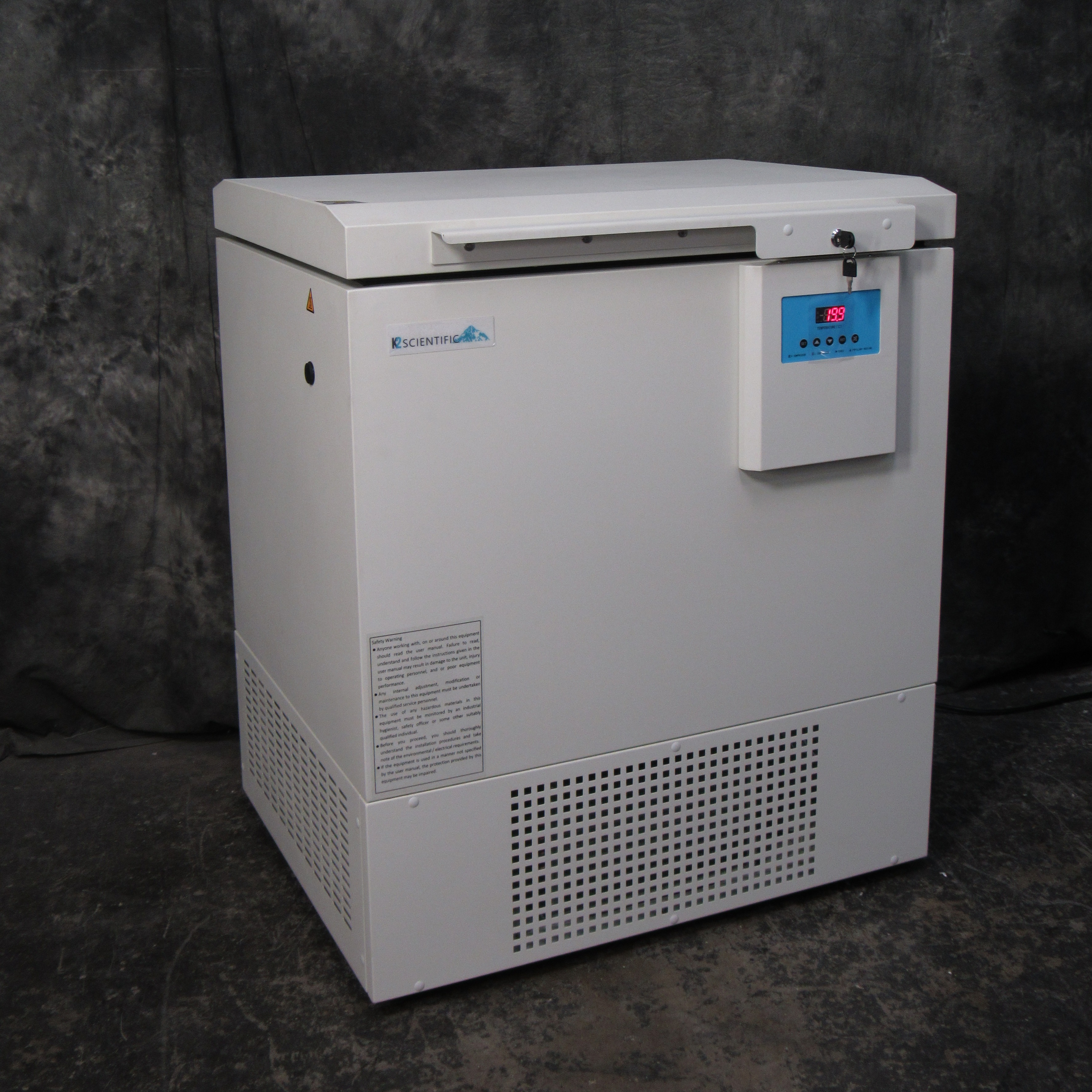 K2 Scientific K205ULT 5-cuft Ultra Low Temperature -86°C C Freezer; 115V