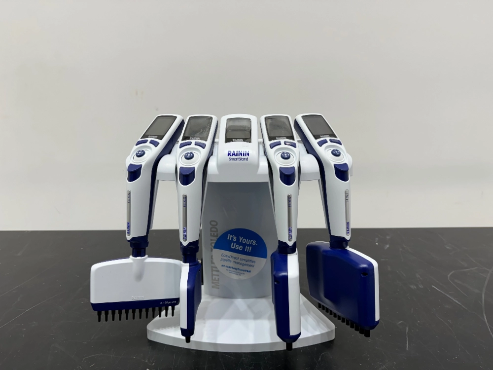 Rainin E4 XLS Multichannel Electronic Pipettes with SmartStand  - Quantity 4