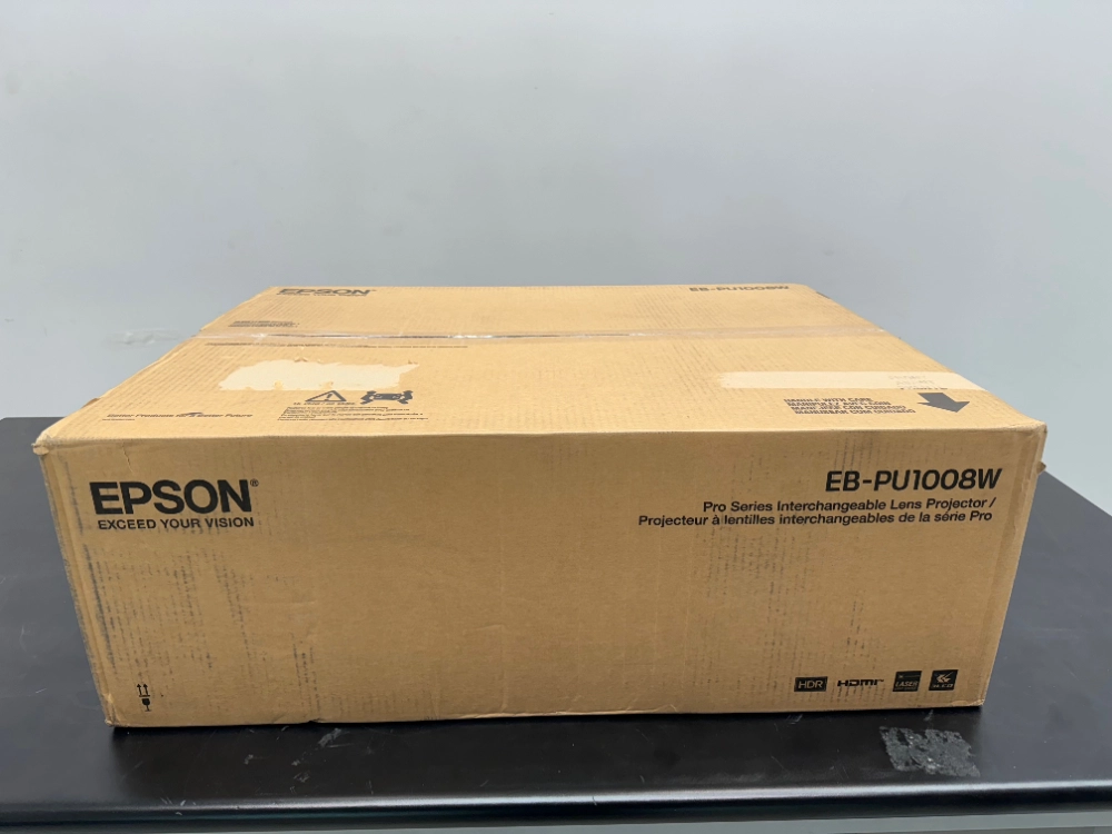 Unused Epson Pro Series Interchangeable Lens Projector