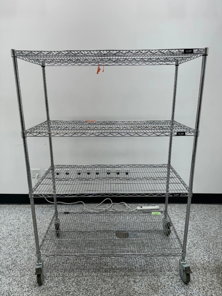 Uline 5' Portable Wire Shelving Unit