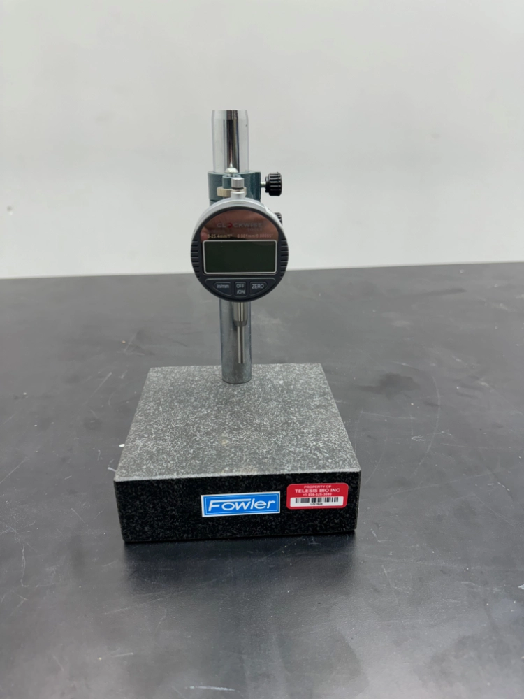 Fowler Granite Gage Stand w/ Digital Indicator