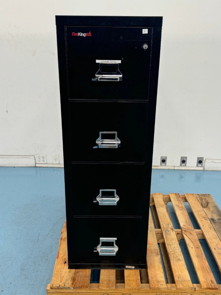 Fire King 4 Drawer Filing Cabinet