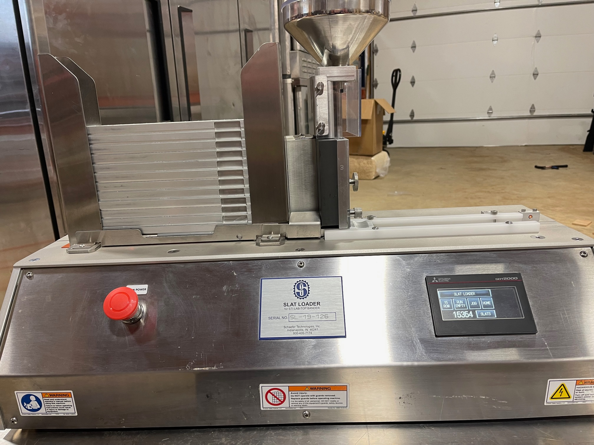 2019 STI Schaefer Technologies Lab Top Capsule Banding PLUS Slat Loader Excellent Condition