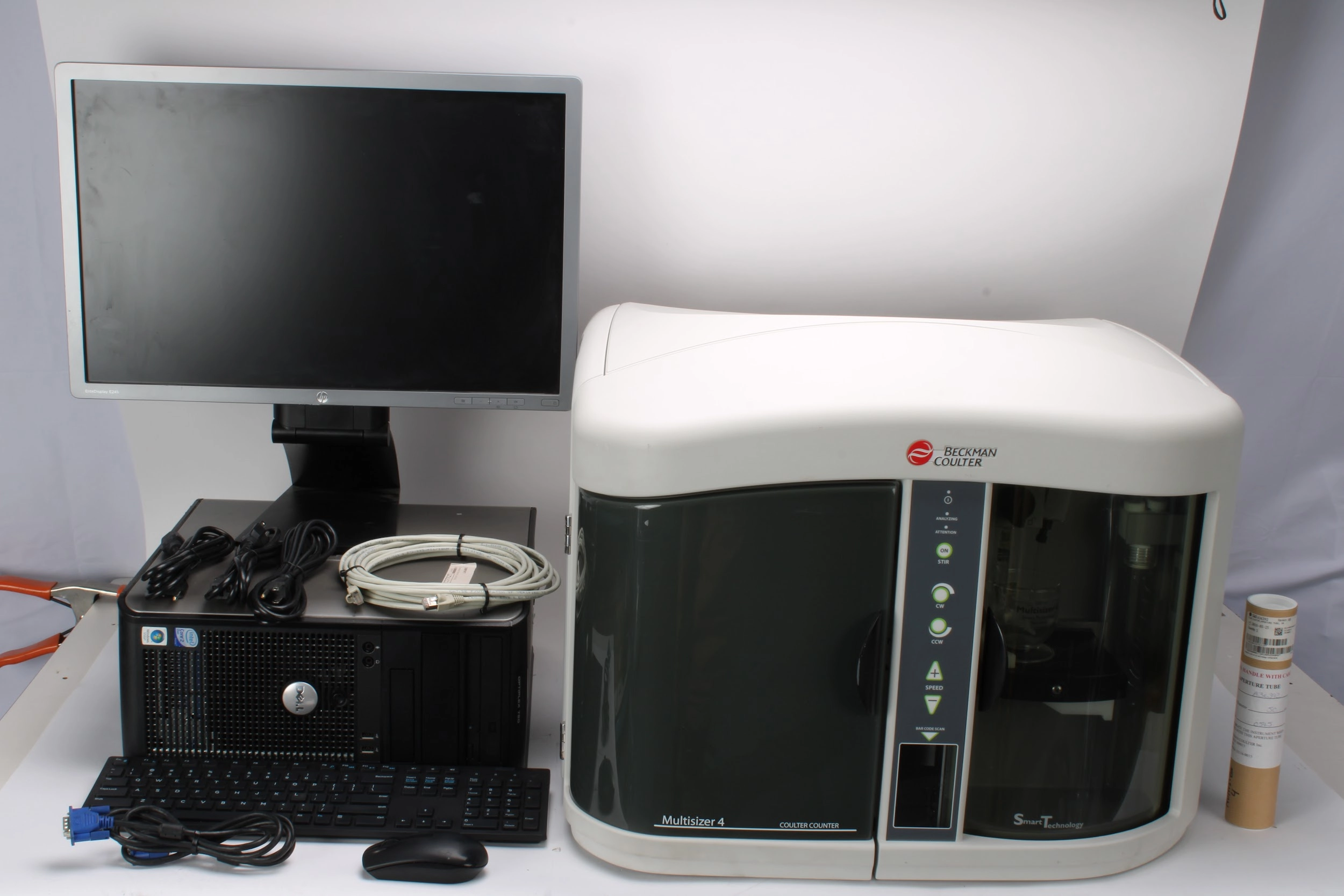 Beckman Coulter Multisizer 4 Particle Counter W/ Dell Optiplex 760 &amp; Accessories