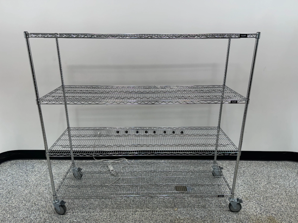 Uline 6' Portable Wire Shelving Unit