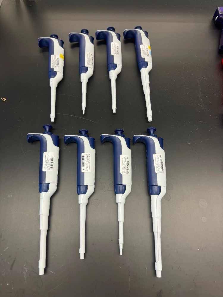 Rainin Pipet-Lite XLS Single Channel Pipettes - Quantity 8