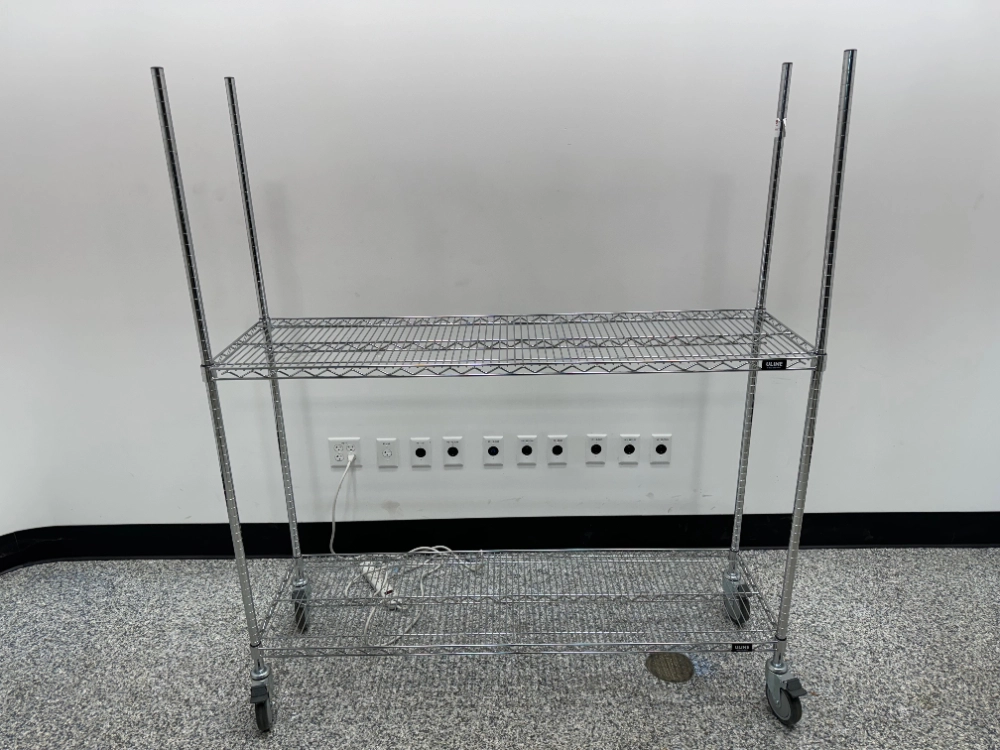 Uline 5' Portable Wire Shelving Unit