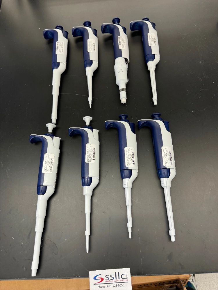 Rainin Pipet-Lite XLS Single Channel Pipettes - Quantity 8