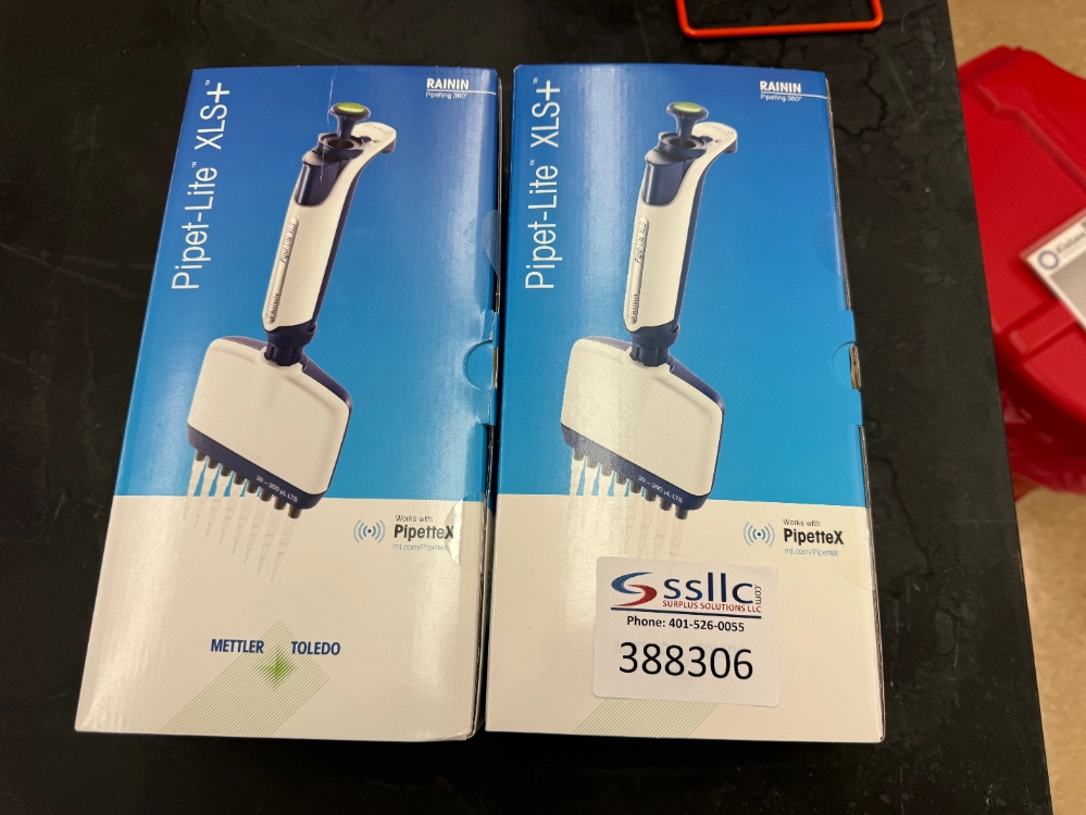 Unused Rainin Pipet-Lite XLS Multichannel Pipettes - Quantity 2