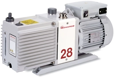 Edwards E2M28 Rotary Vane Vacuum Pump, 230V, Cat. #: A37324930