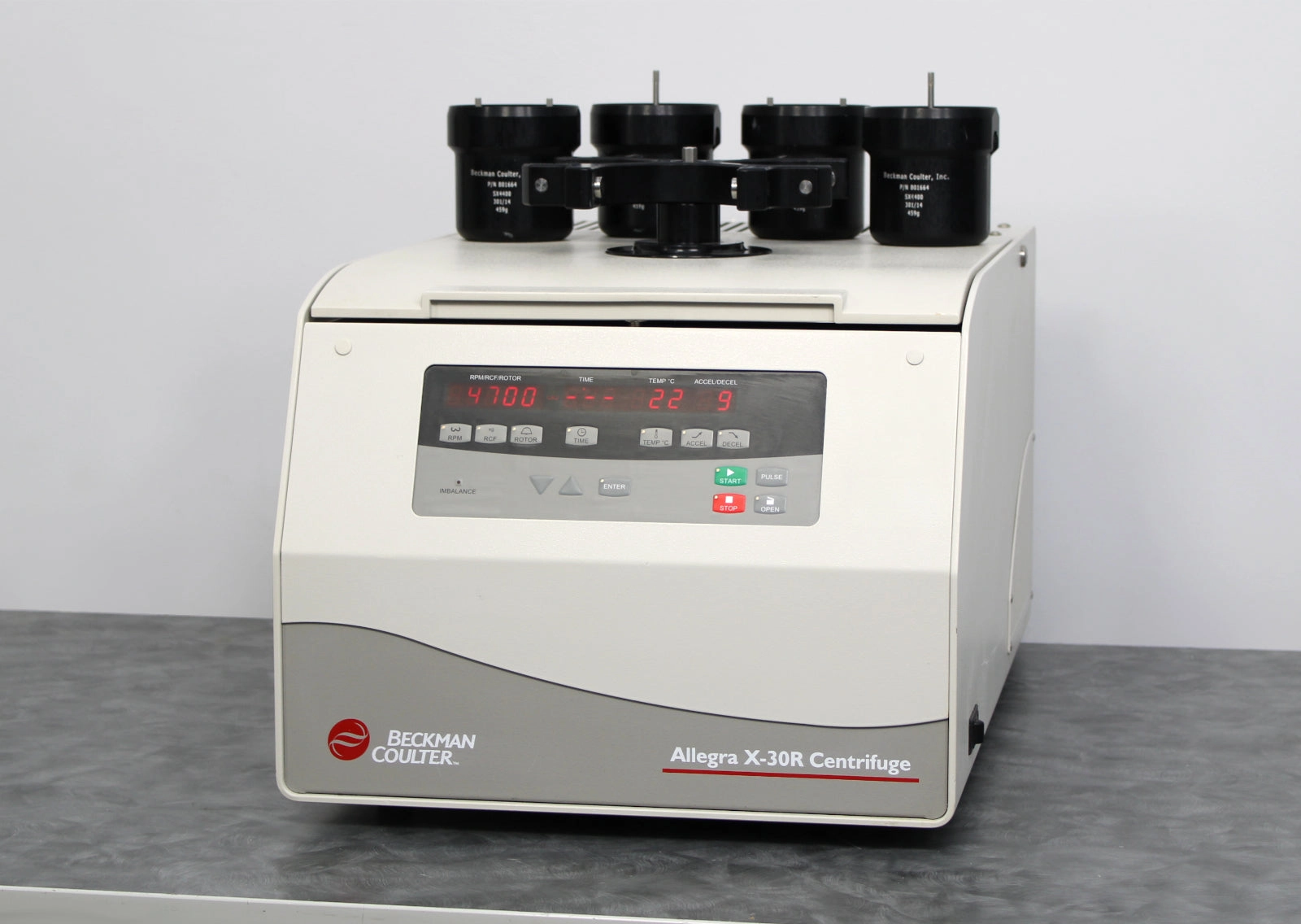 Beckman Coulter Allegra X-30R Refrigerated Benchtop Centrifuge with SX4400 Rotor