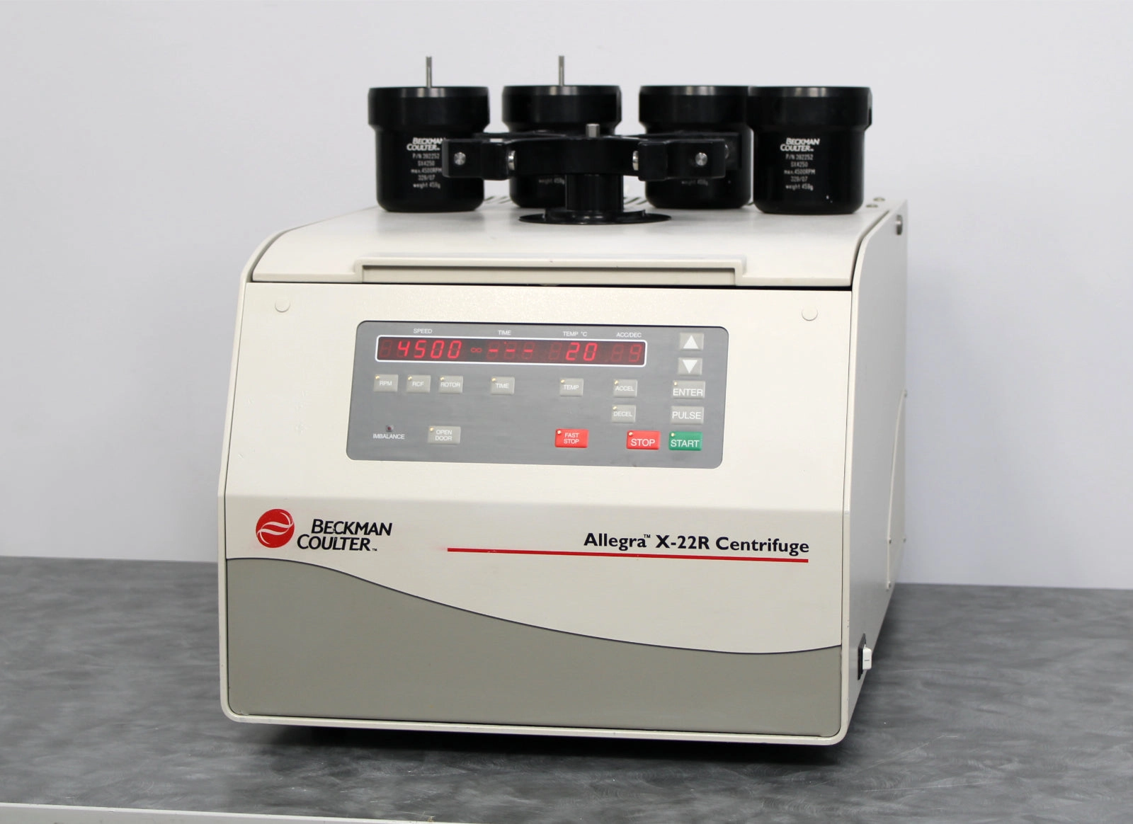 Beckman Coulter Allegra X-22R Refrigerated Benchtop Centrifuge and SX4250 Rotor