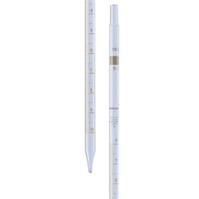 Bellco Borosil Graduated Pipette Mohr Class A USP Type I, ISO 835, 2mL (2*0.2), 10/CS 4528-01083