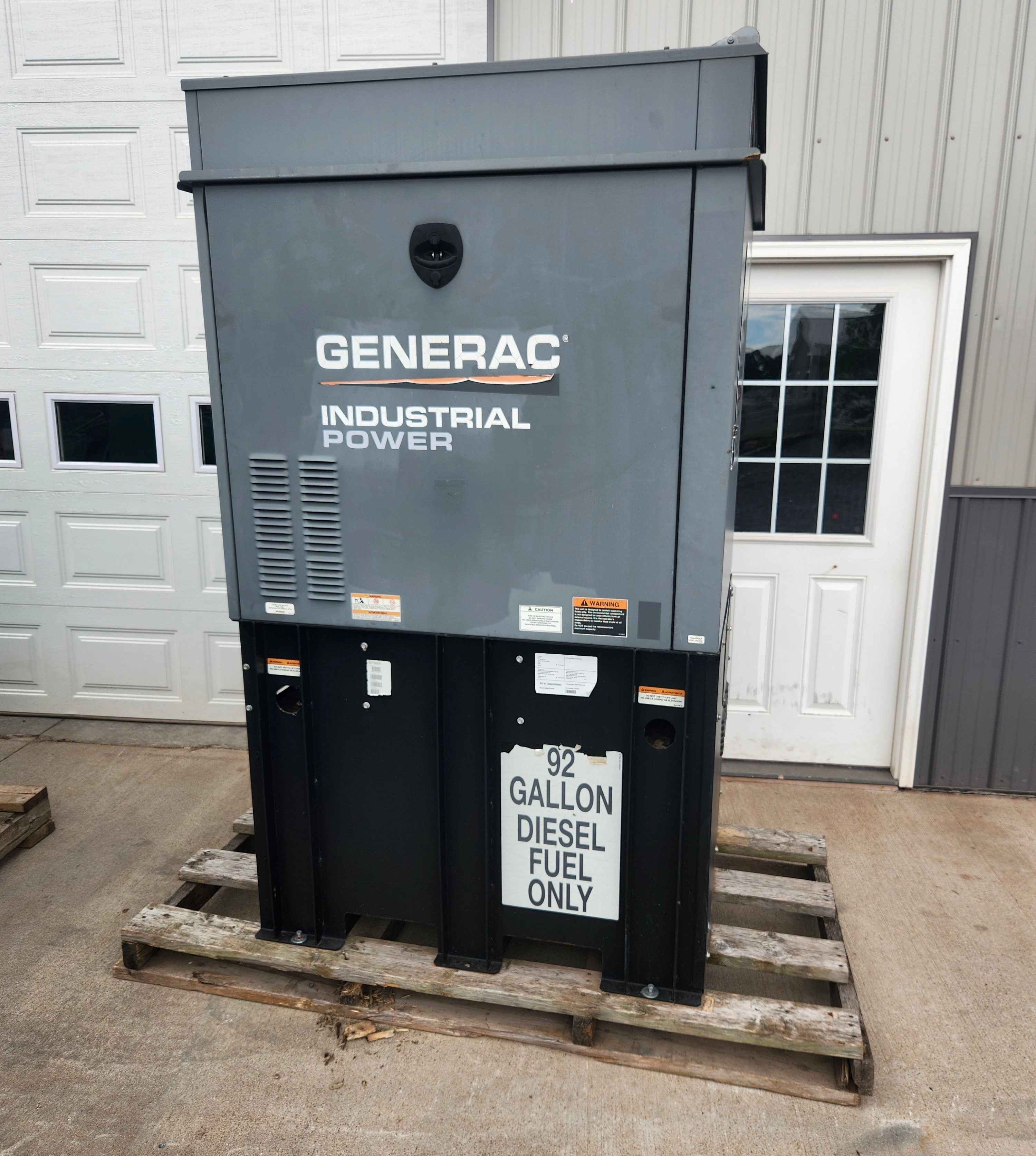 20KW Generac Mitsubishi Diesel 1Ph '17 253 Hrs LOAD TESTED(101531)