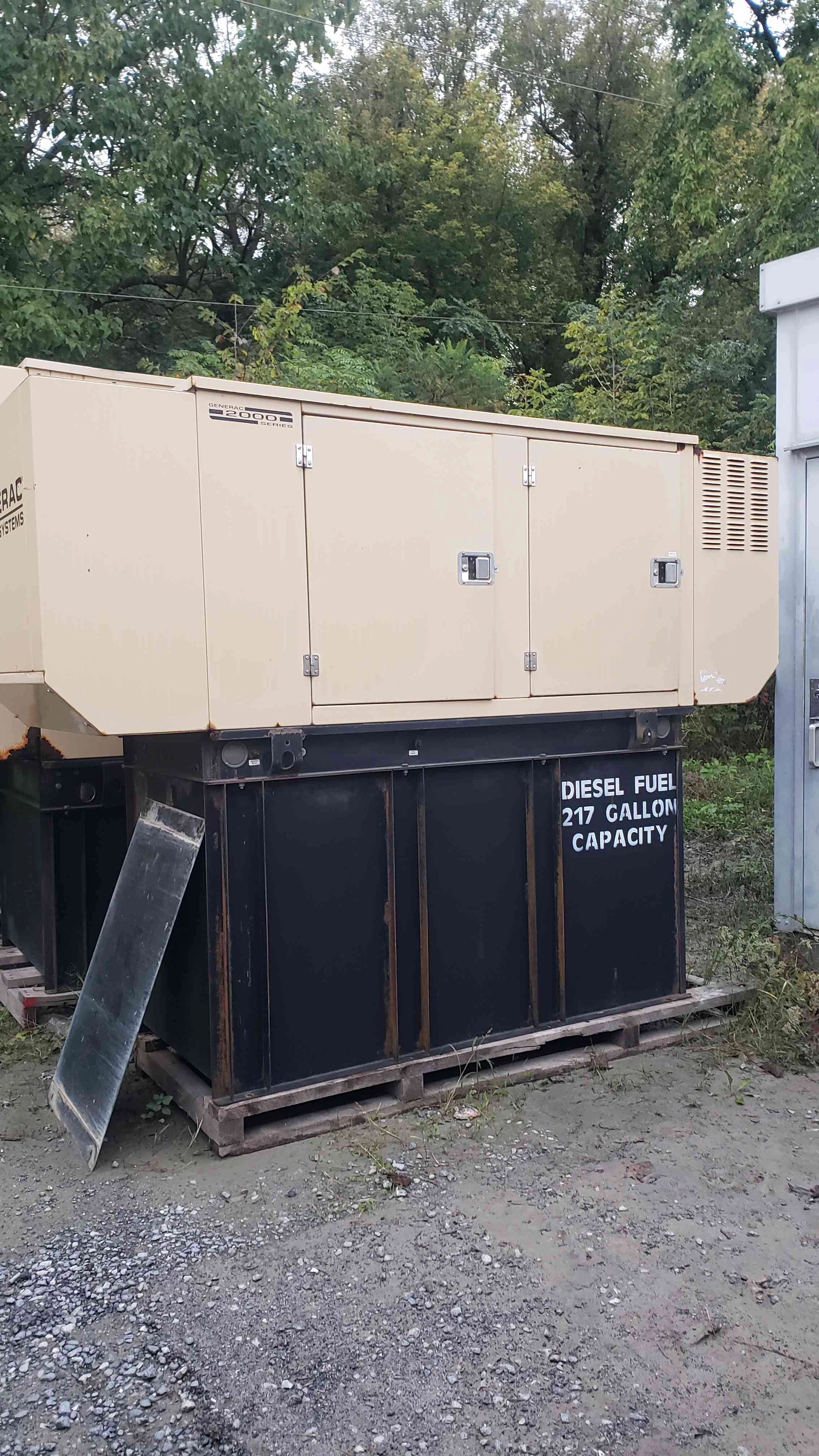 35KW GENERAC Diesel Generator 120/240 1PH 860Hrs. LOAD TESTED (SKU: 104501)(104501)