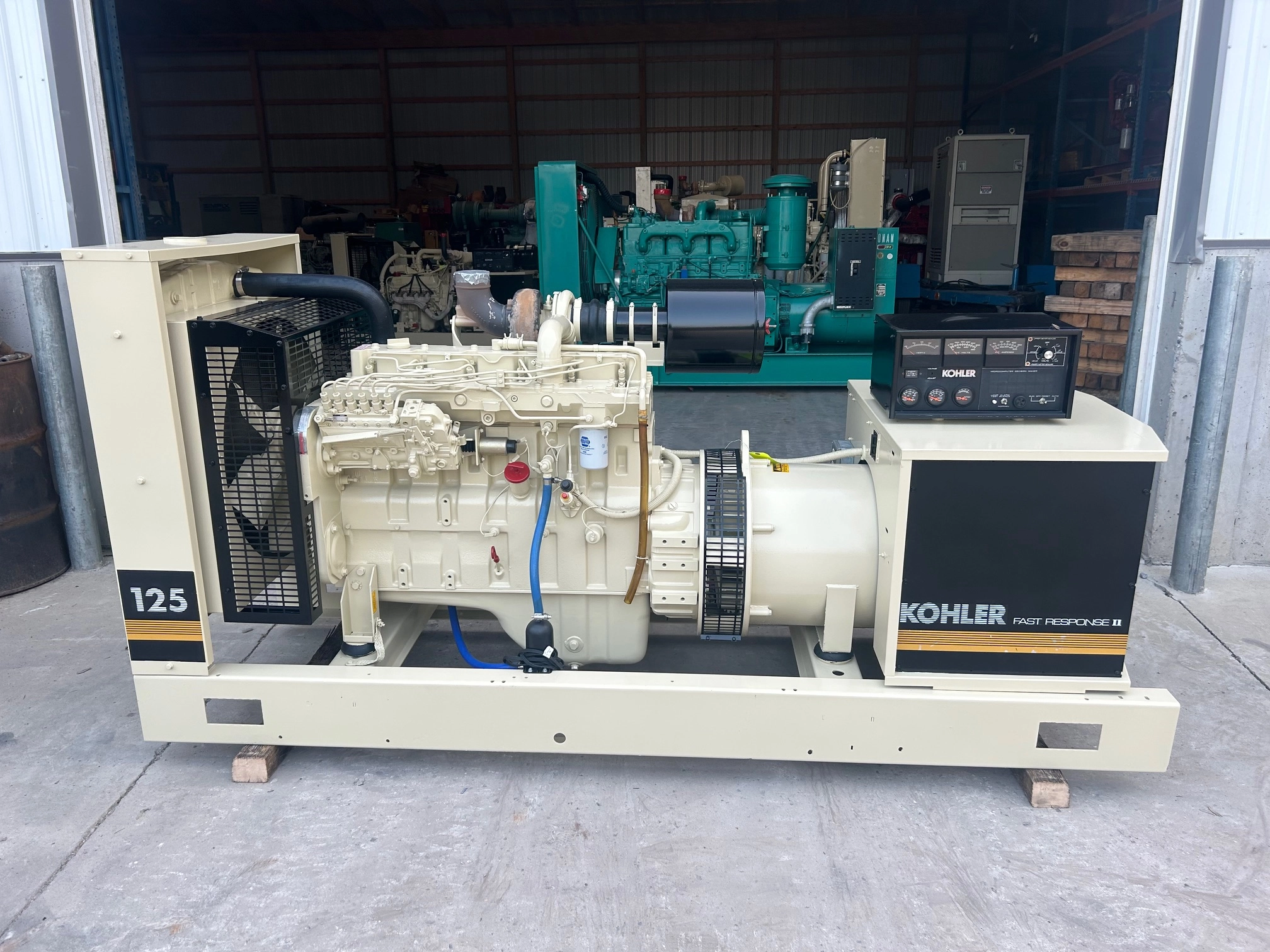 125KW Kohler 125ROZ281 Diesel Generator LOAD TESTED 1294 Hrs-ZZ(103676)