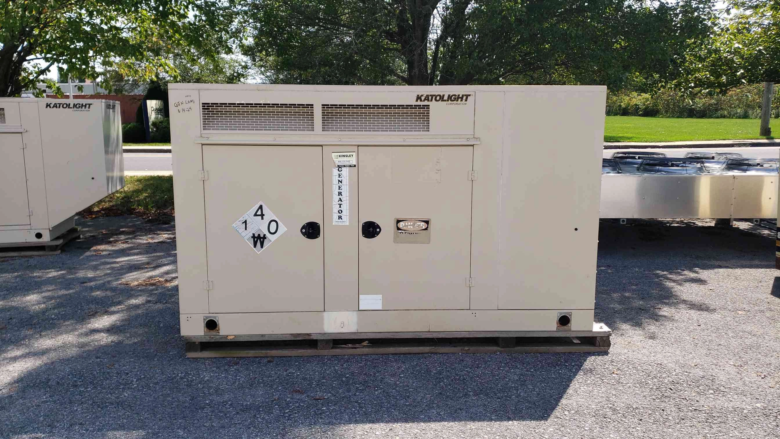 30KW Katolight Generator 4.3L GM Nat Gas LP 1&amp;3PH 516Hrs N30FPG4 LOAD TESTED(104153)