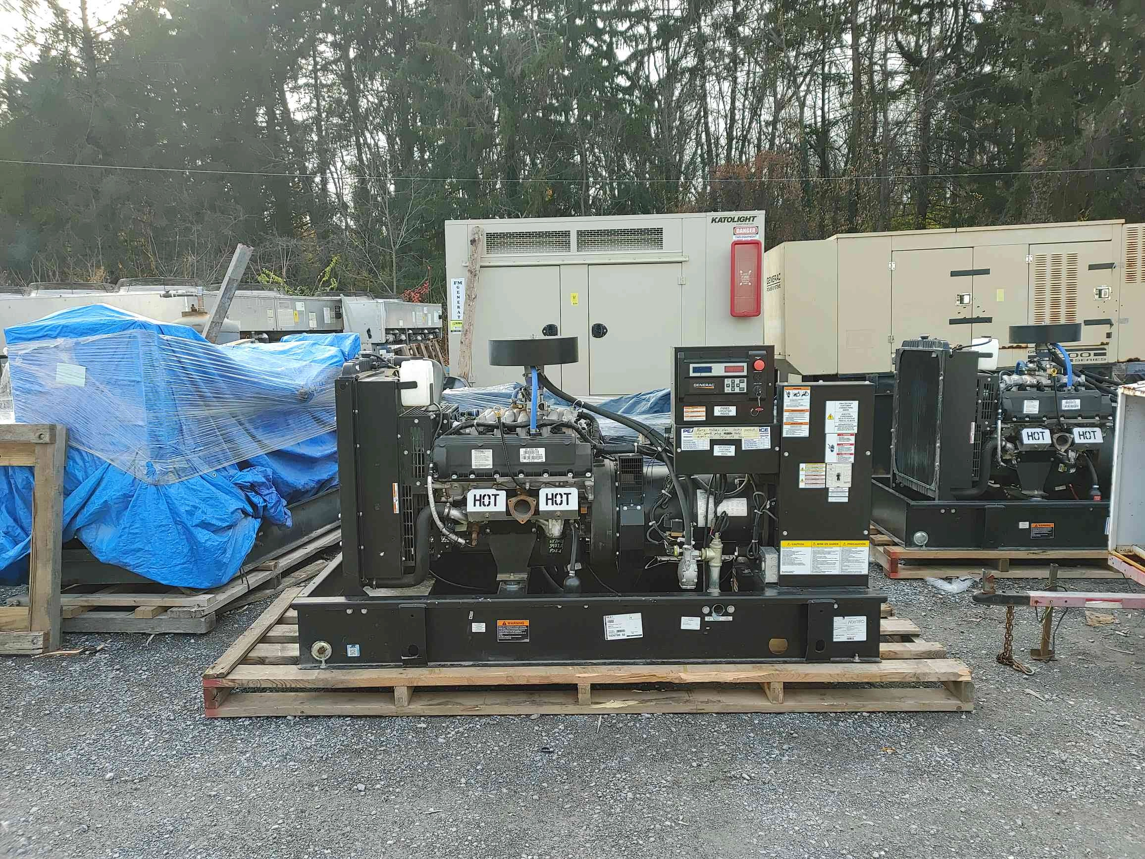 60KW SG60 Generac NG/LP Generator 1PH 5457Hrs '19 Runs Has Issues See Notes