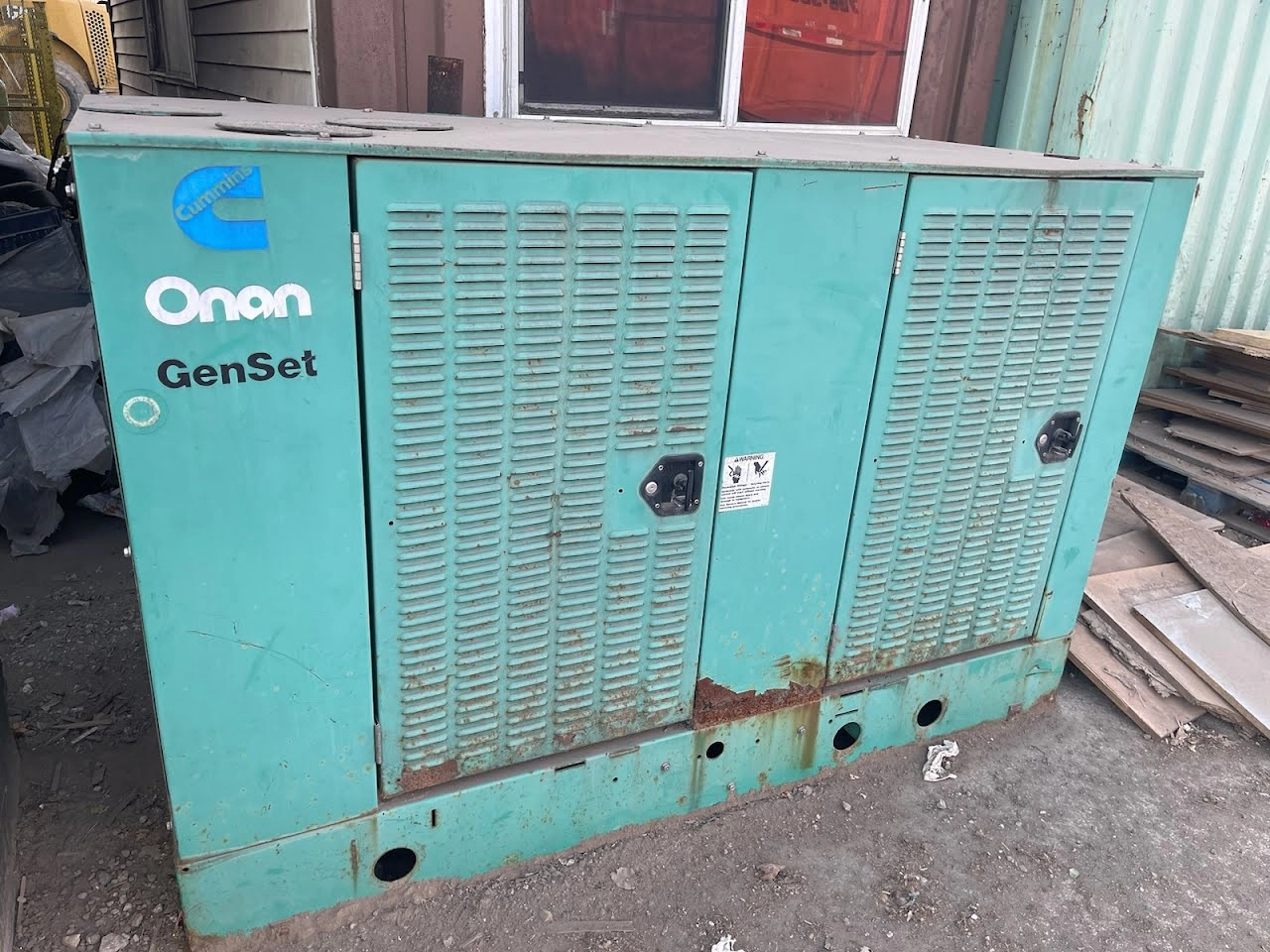 65KW Onan Generator 1&amp;3PH 399Hrs '00 Nat Gas LP Generator