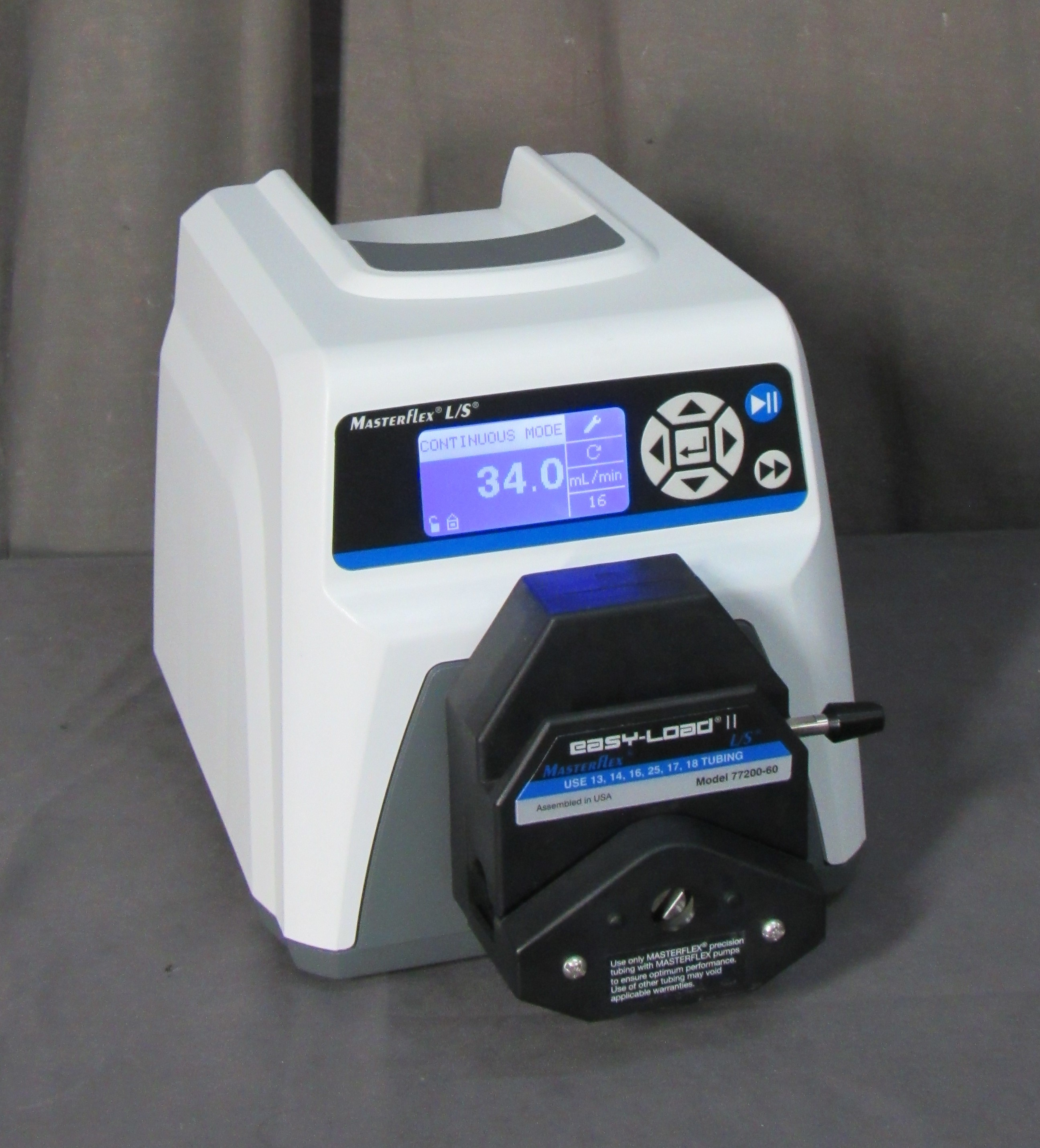 MasterFlex 7522-20 L/S Digital Peristaltic Pump & 77200-60 Pump Head #41359