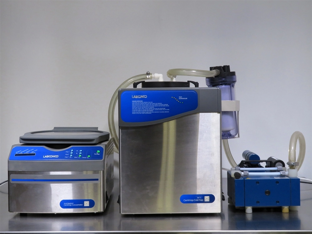 Labconco Acid-Resistant Centrivap Vacuum Concentrator System w/ -84C Cold Trap