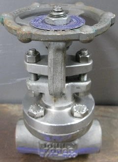 BONNEY FORGE ¾" 800 F316L THREADED/SOCKET GATE VALE, FIG HL18L-NACE-LE BODY F316-L, DISC: F316-L, ST