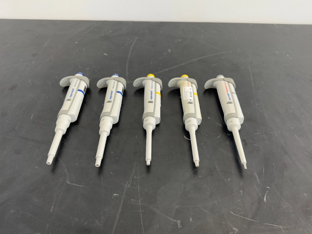 Eppendorf Research Plus Single Channel Pipettes - Quantity 5