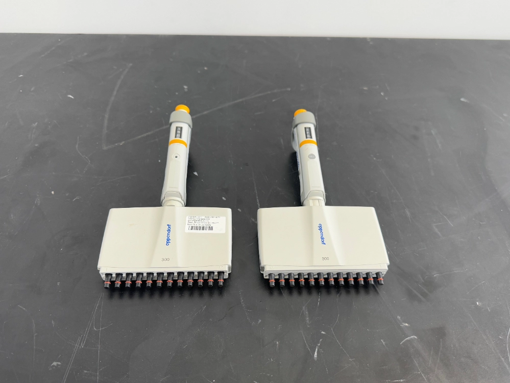 Eppendorf Research Plus 300ul Multichannel Pipettes - Quantity 2