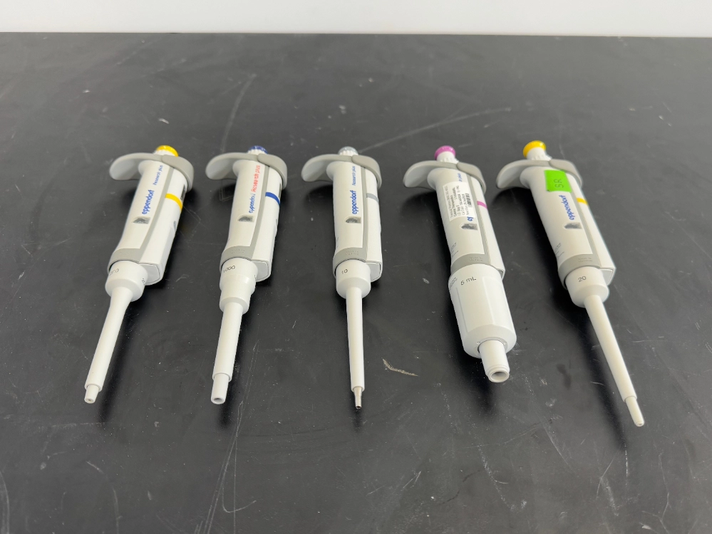 Eppendorf Research Plus Single Channel Pipettes - Quantity 5