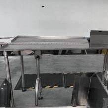 Kaps-All Convey All 17 Foot Conveyor with Inspection Table - Stainless Steel