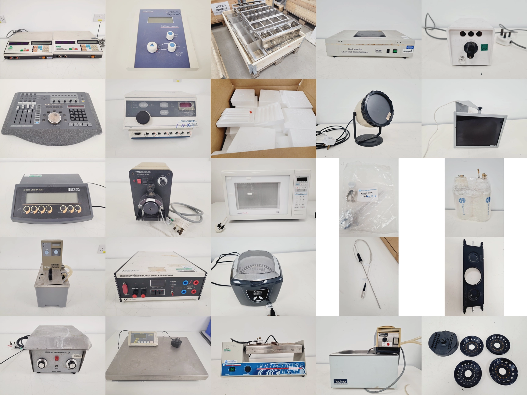 Mixed Job Lot of Laboratory Equipment - Stuart, UVP, Jenway, Grant, Chemlab