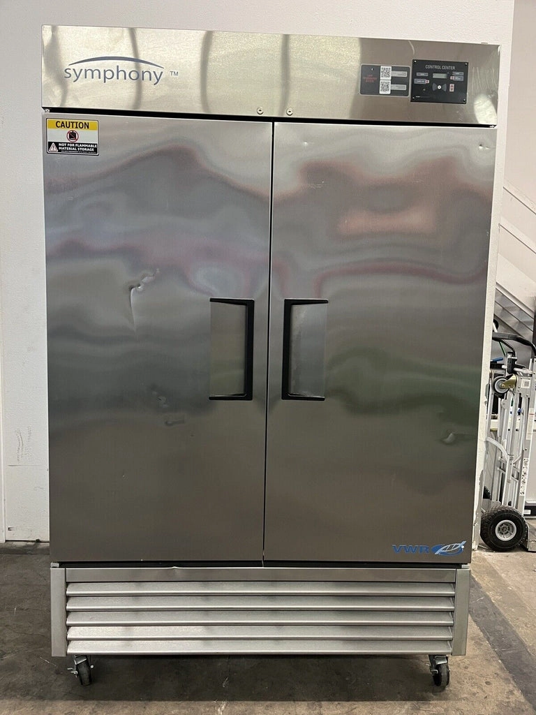 VWR Symphony SCPPR-49S Double Door Stainless Commercial Refrigerator 49Cf TESTED