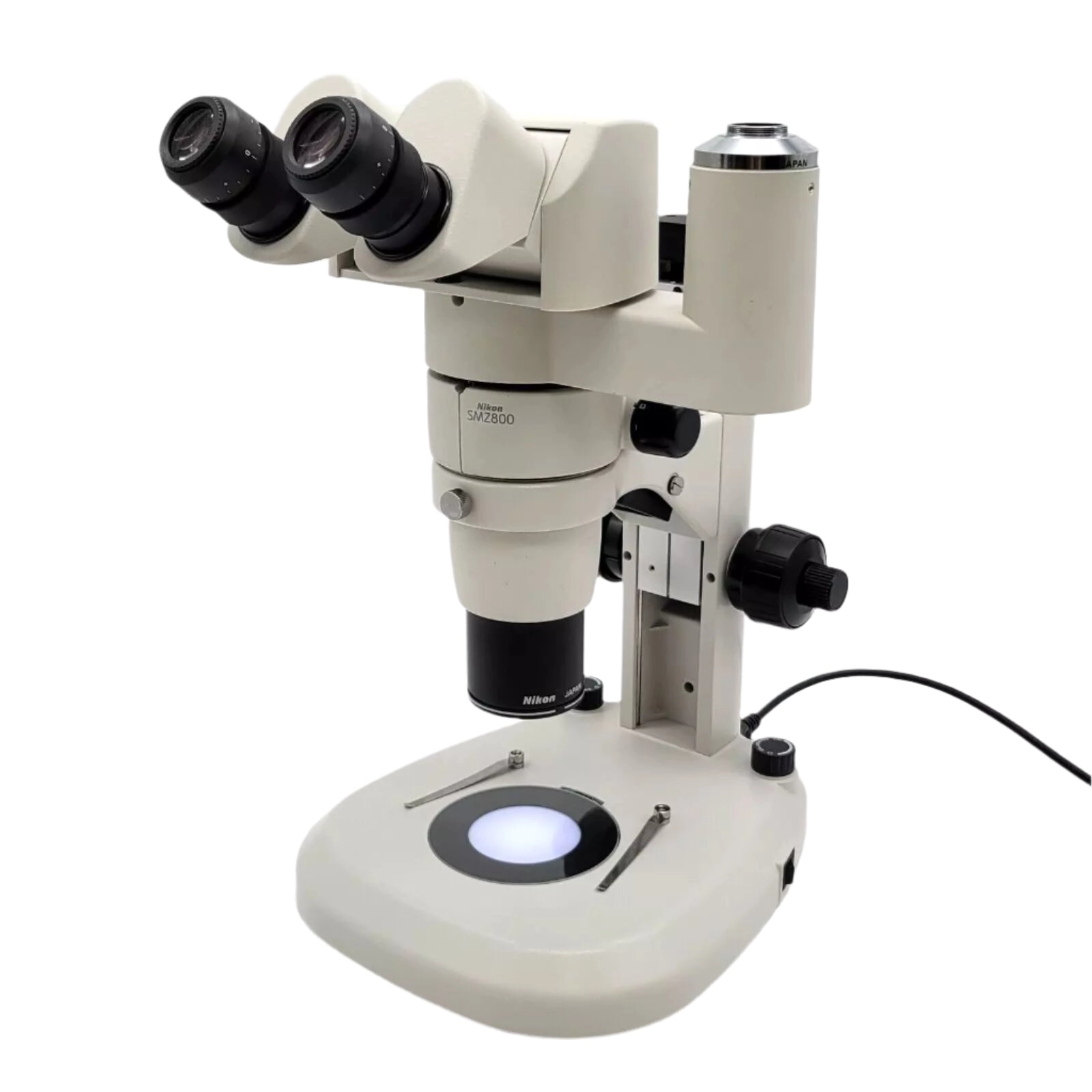 Nikon Stereo Microscope SMZ800 with Tilting Head, Photo Port &amp; Illuminated Stand