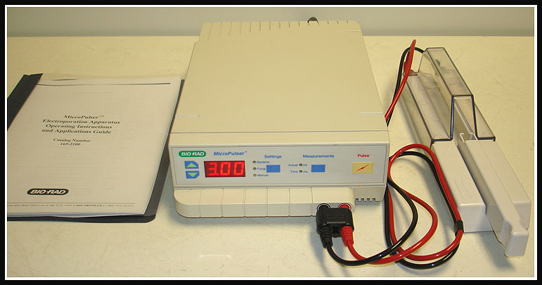 Bio-Rad Micropulser Electroporation Bacterial Cell Porator w WARRANTY