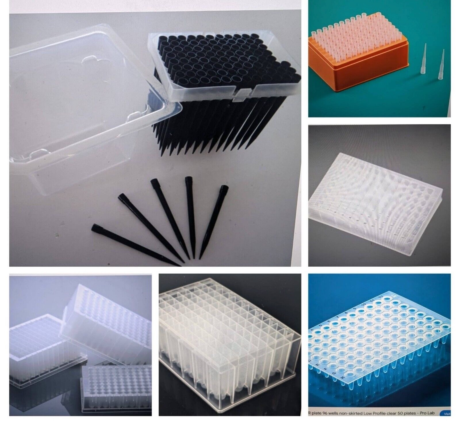 96 Deep WELL Plates, 96 TIPS COMBS, LOW PROFILE SUB-SKIRTED, Pipette , HUGE LOTS