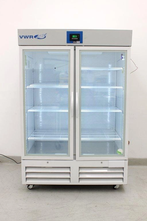 VWR VWR-HCLP-49 double Glass Door Laboratory Refrigerator Refrigerator - 3377986