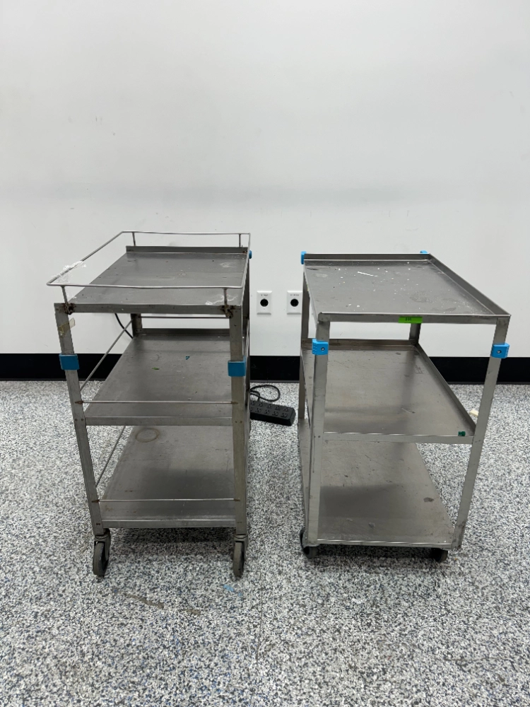 Lakeside Stainless Steel Carts - Quantity 2