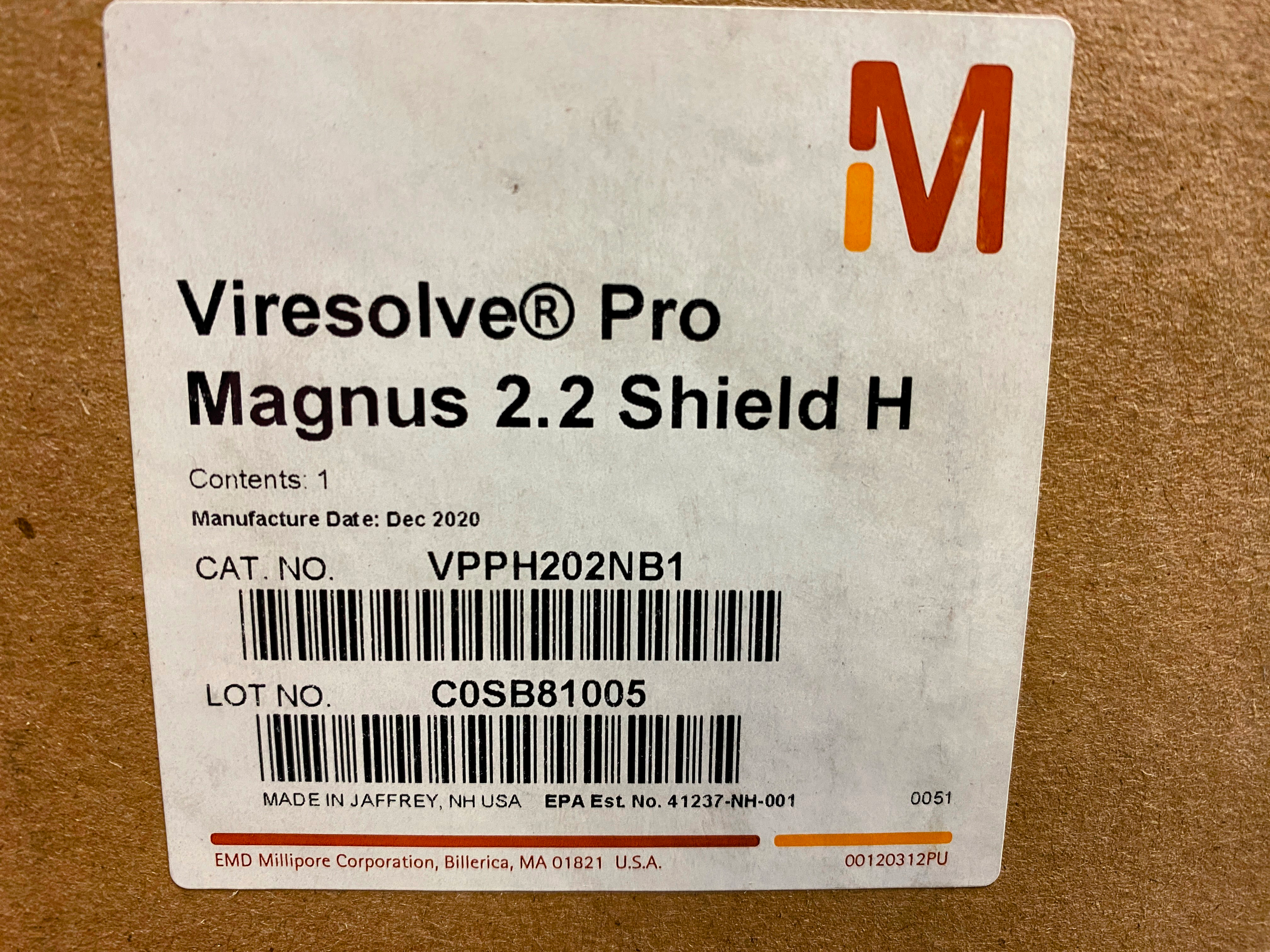 Millipore Viresolve Pro Magnus 2.2 Shield H VPPS202NB1