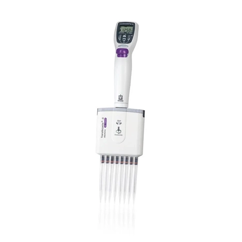 BrandTech Scientific Transferpette-8 Electronic Multichannel Pipette, 50 to 1250ul