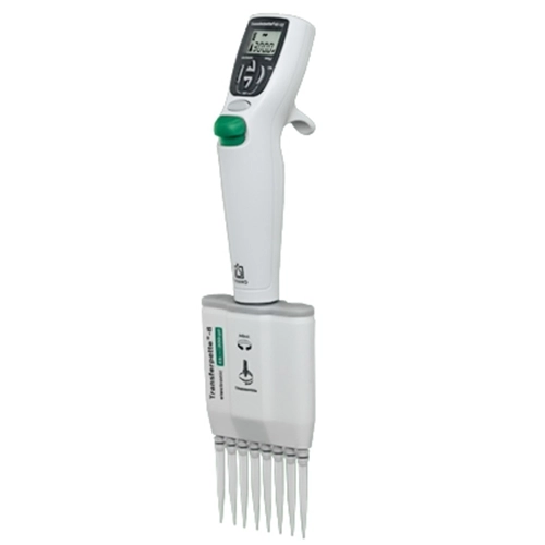 BrandTech Scientific Transferpette-8 Electronic Multichannel Pipette, 15 to 300ul