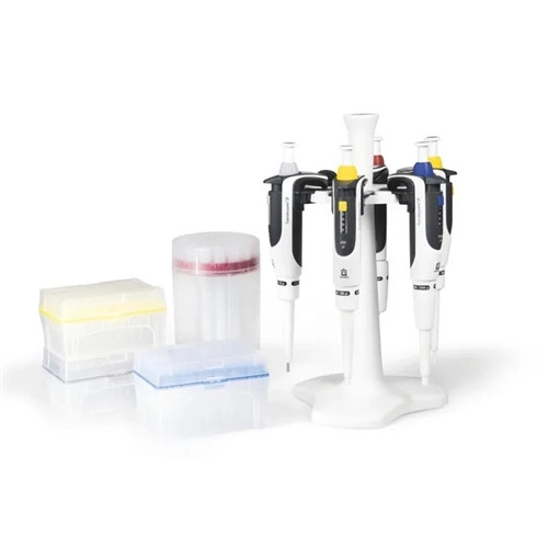 BrandTech Scientific Transferpette S Pipette Set, 0.5 to 5000ul