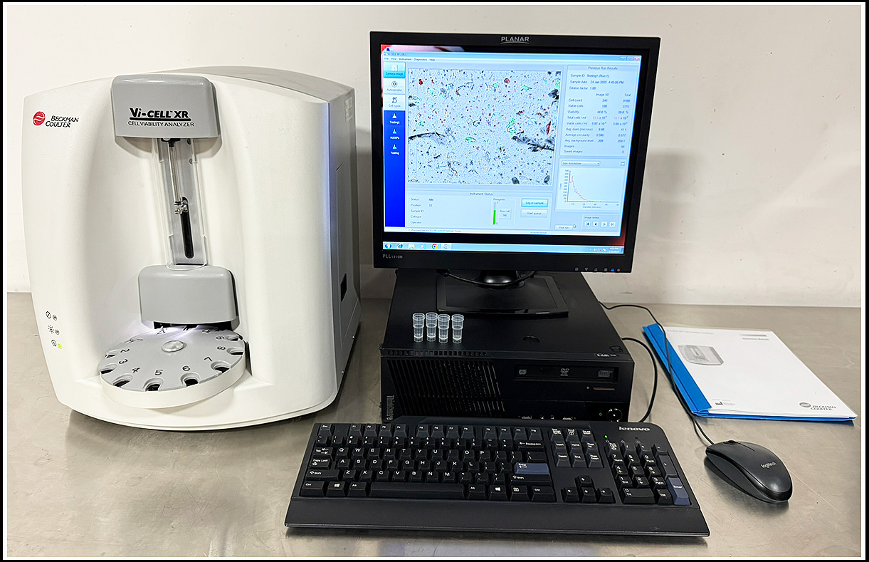 Beckman Vi-Cell XR Viability Cell Counter w WARRANTY