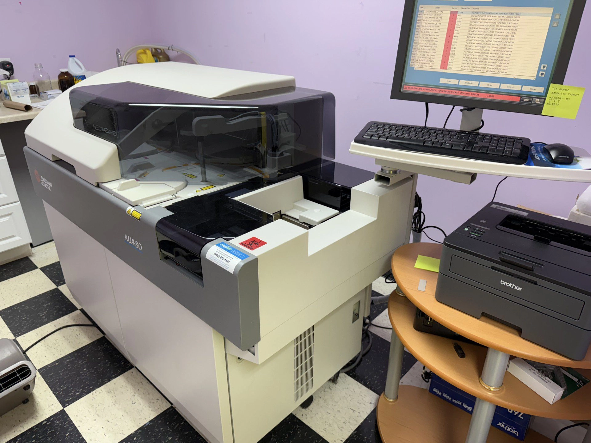 Beckman Coulter AU480 Chemistry Analyzer