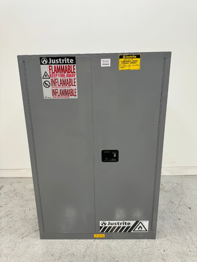 Justrite Sure-Grip EX 45 Gallon Flammable Liquid Storage Cabinet