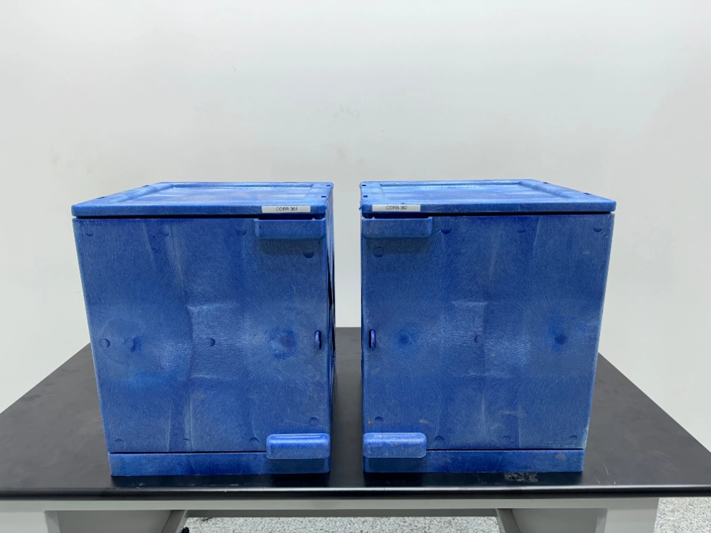 Plastic Acid &amp; Corrosive Storage Cabinets - Quantity 2