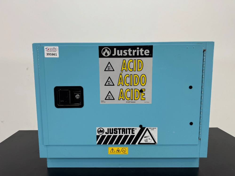 Justrite Sure-Grip EX 16 Gallon Acids And Corrosives Storage Cabinet